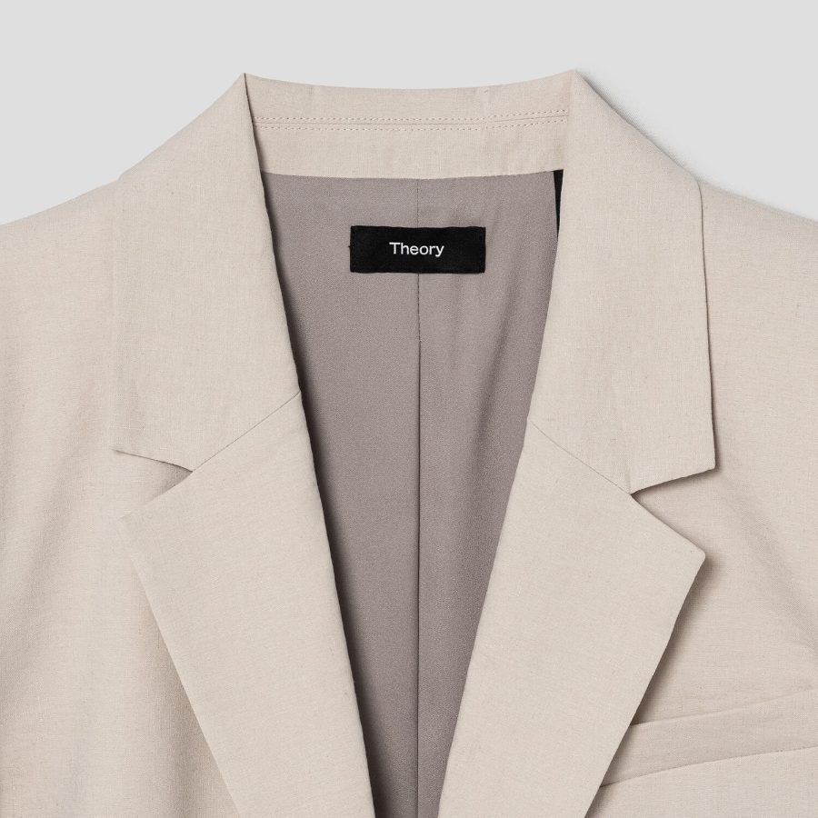 Theory Women Good Crunch Oversized Blazer - Straw