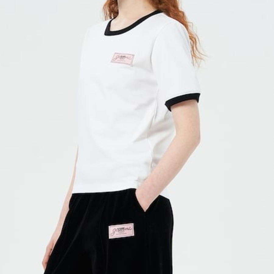 GANNI Heavy Cotton Small T-Shirt - White