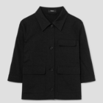 Theory Women Good Crunch Casual Jacket - Black