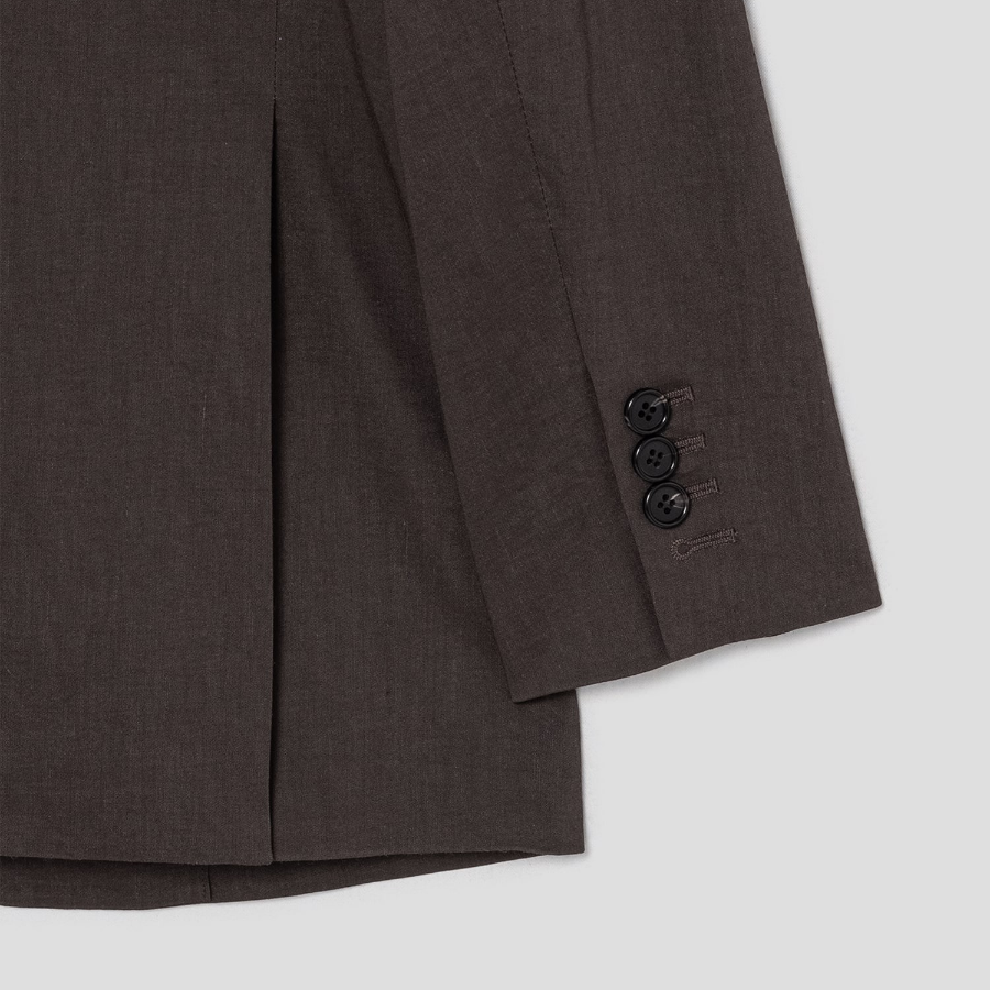 Theory Women Good Crunch Oversized Blazer - Coffee