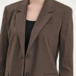 Theory Women Good Crunch Oversized Blazer - Coffee
