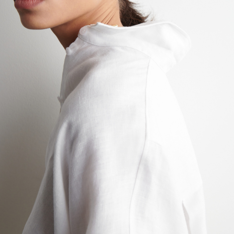 COS Boxy Short-Sleeve Linen Shirt