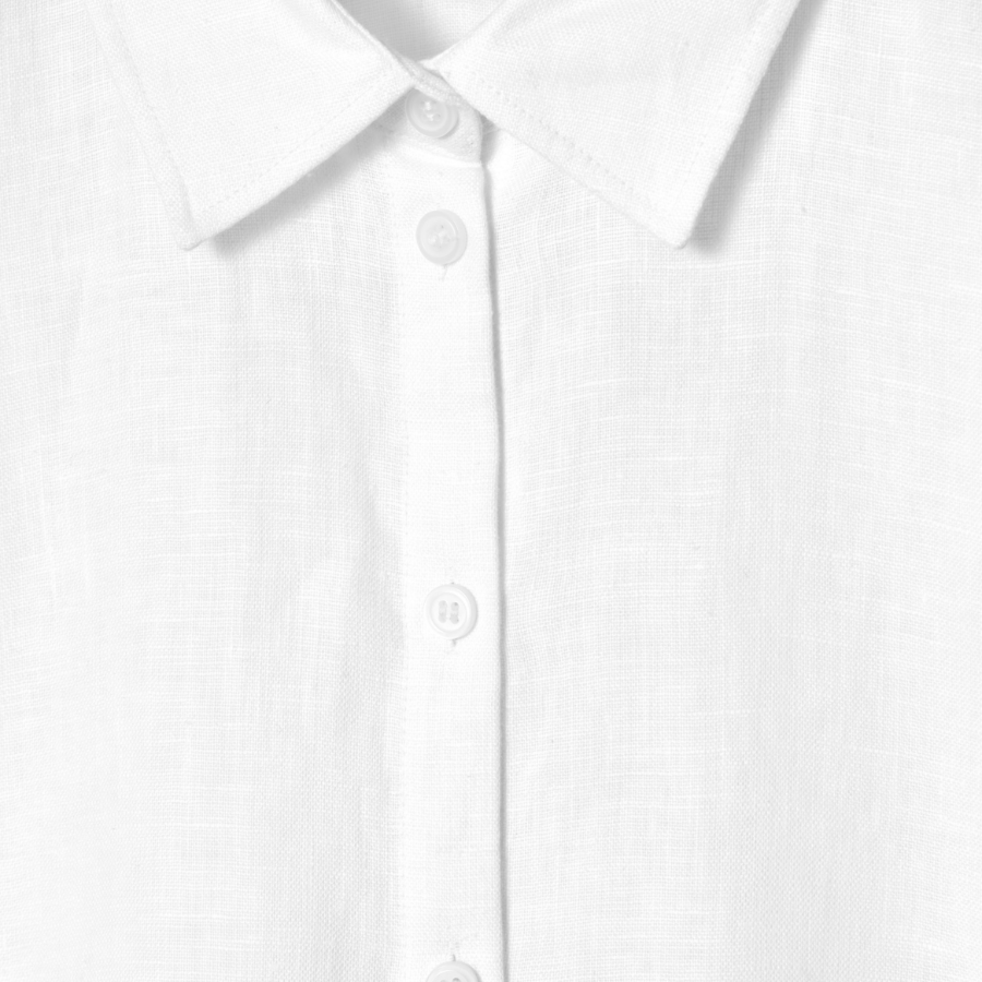 COS Boxy Short-Sleeve Linen Shirt