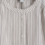 COS Striped Flared Sleeve Blouse