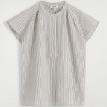 COS Striped Flared Sleeve Blouse