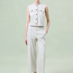 Theory Women Good Crunch Trucker Vest - Straw