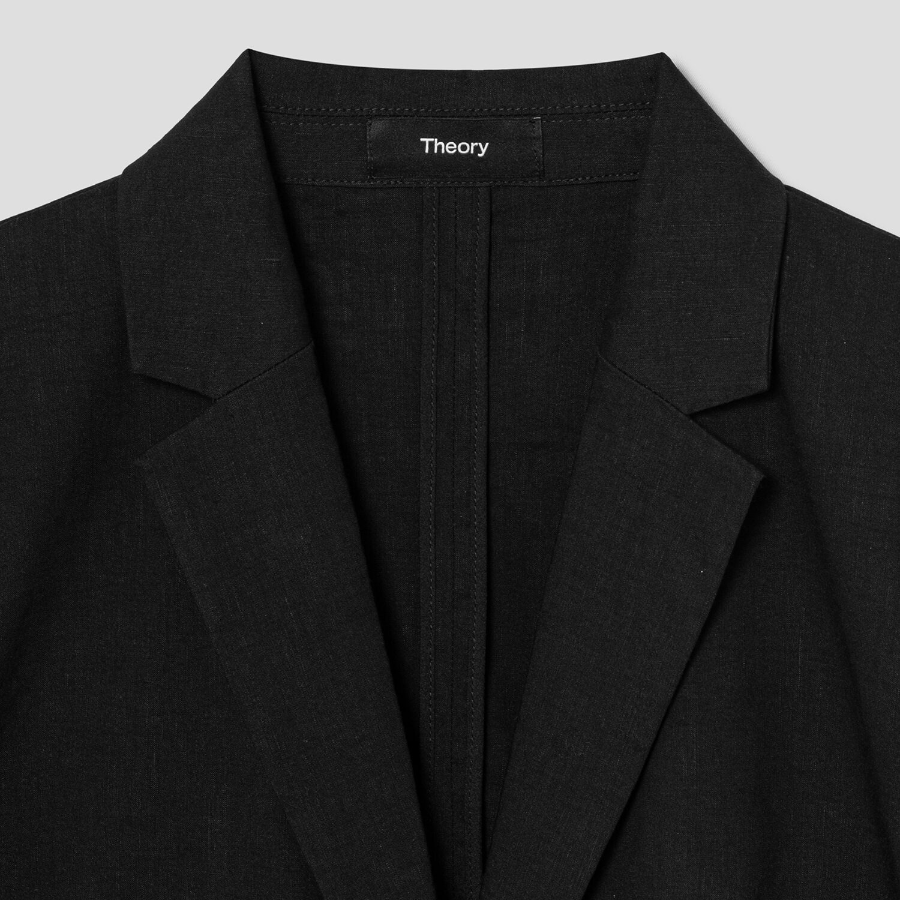 Theory Women Good Crunch Shrunken Pocket Jacket - Black