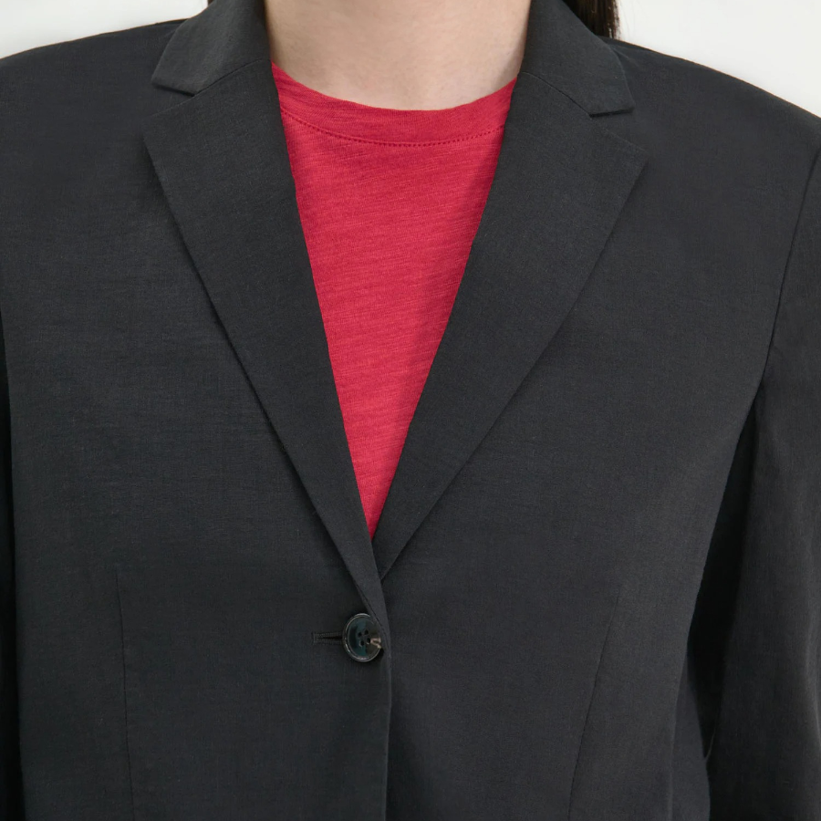 Theory Women Good Crunch Shrunken Pocket Jacket - Black