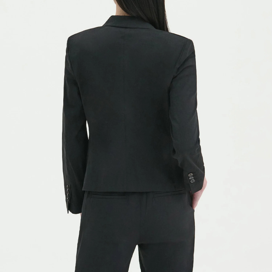 Theory Women Good Crunch Shrunken Pocket Jacket - Black