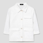 Theory Women White Crunch Casual Jacket - White