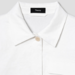 Theory Women White Crunch Casual Jacket - White