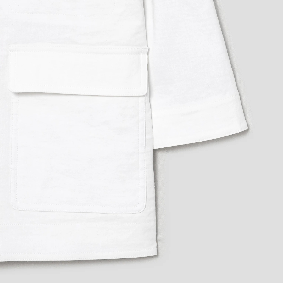 Theory Women White Crunch Casual Jacket - White