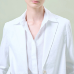 Theory Women White Crunch Relaxed Patch Jacket - White