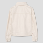 Theory Women Soft Denim Casual Jacket - Ecru