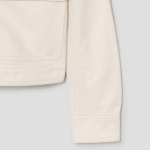 Theory Women Soft Denim Casual Jacket - Ecru