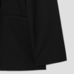 Theory Women Silk Georgette Relaxed Double Jacket - Black