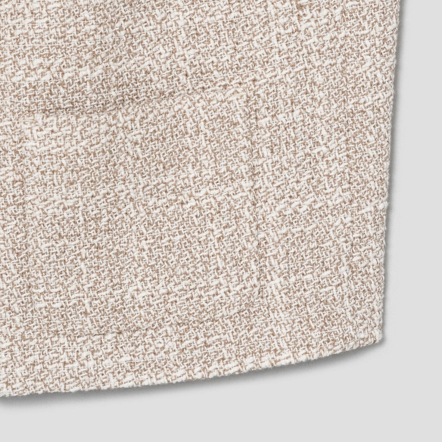 Theory Women Texture Tweed Patch Pocket Vest - Taupe Multi