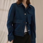 Theory Women Relaxed Denim Casual Jacket - Indigo