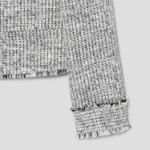 Theory Women Mod Tweed Crew Neck Button Jacket - White Multi