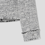 Theory Women Mod Tweed Crew Neck Button Jacket - White Multi