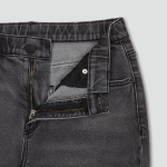 JAJU Straight Crop Denim Pants (Gray) — укороченные джинсы прямого кроя в универсальном сером оттенке