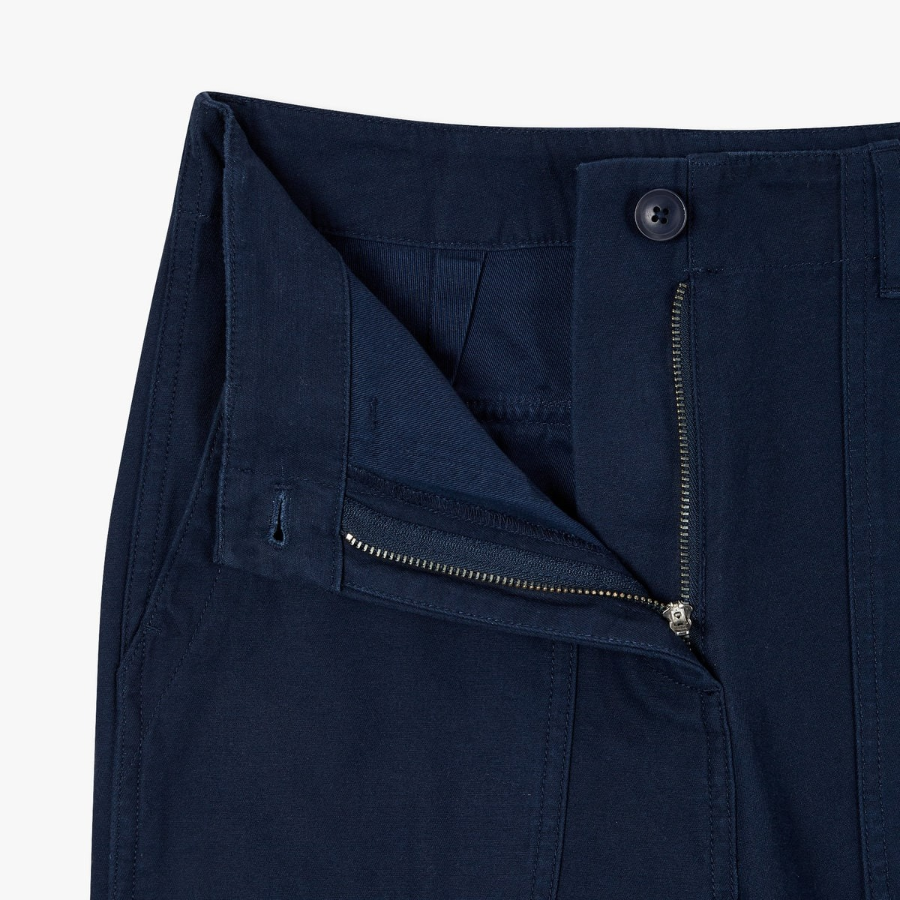 JAJU Pocket Pants (Navy) — лёгкие повседневные брюки с карманами в универсальном тёмно-синем цвете