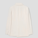 Theory Women Admiral Crepe Relaxed Double Jacket - Rice