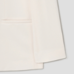 Theory Women Admiral Crepe Relaxed Double Jacket - Rice