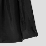 KUHO Rayon Round Neck Blouse - Black