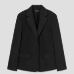 Theory Women Traceable Wool 2 Button Blazer - Black