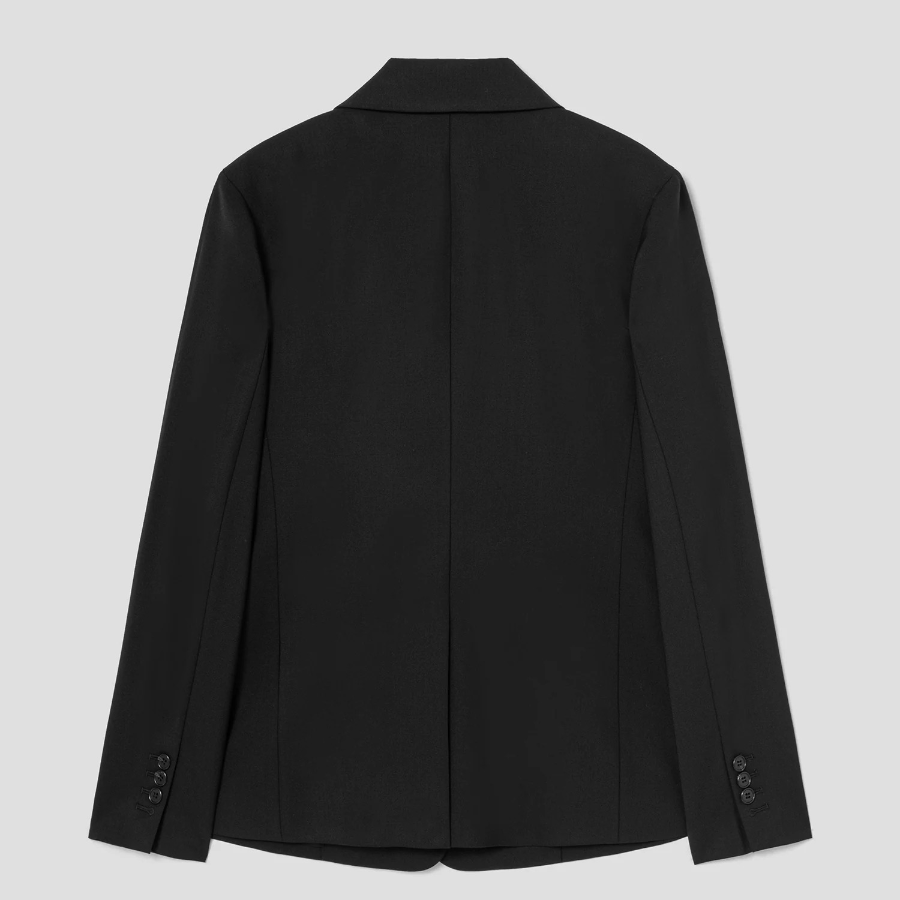 Theory Women Traceable Wool 2 Button Blazer - Black