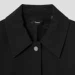 Theory Women Neoteric Twill Oversized Utility Jacket - Black