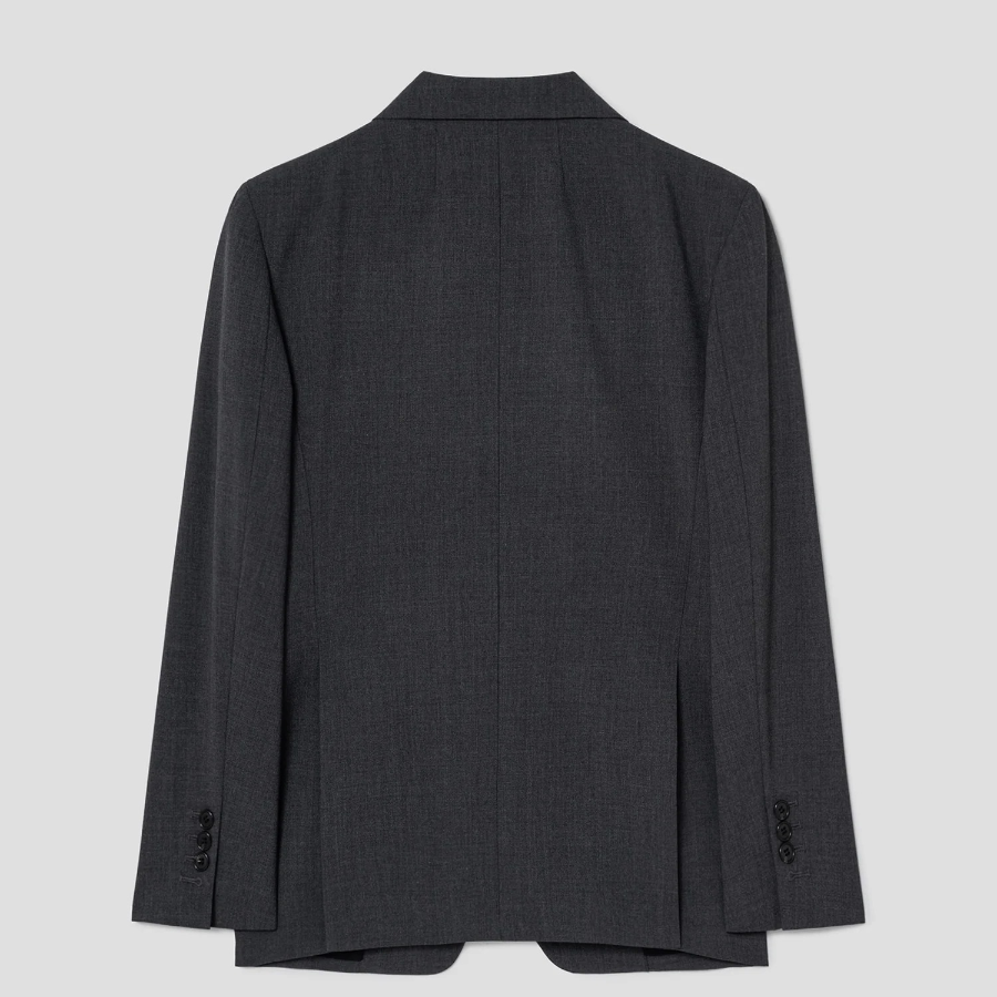 Theory Women Traceable Wool Oversized Blazer - Ash