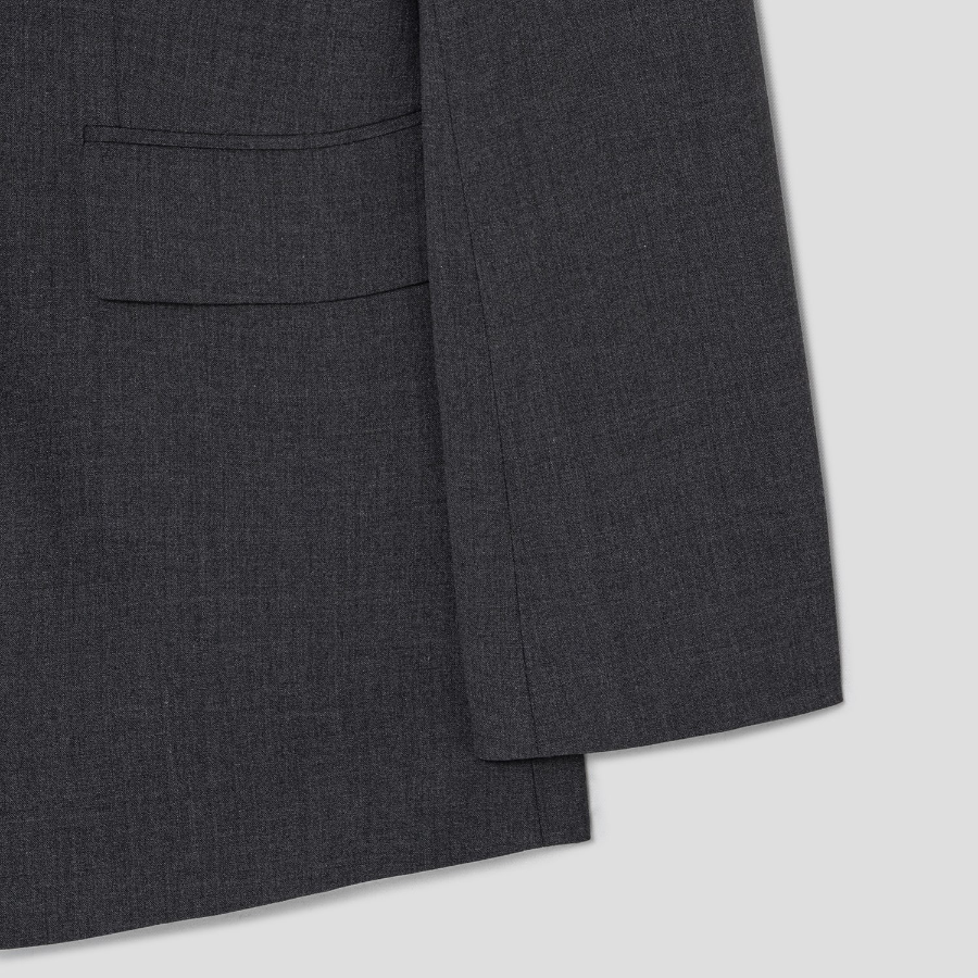 Theory Women Traceable Wool Oversized Blazer - Ash