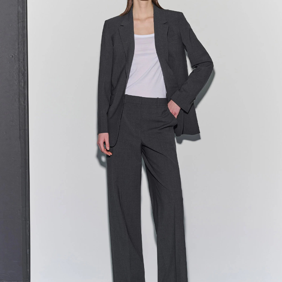 Theory Women Traceable Wool Oversized Blazer - Ash