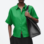 COS – Boxy Short Sleeve Linen Shirt