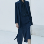 KUHO Collar Neck Blouse - Black