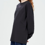 GANNI Future Heavy Jersey Long Sleeve T-Shirt - Ash