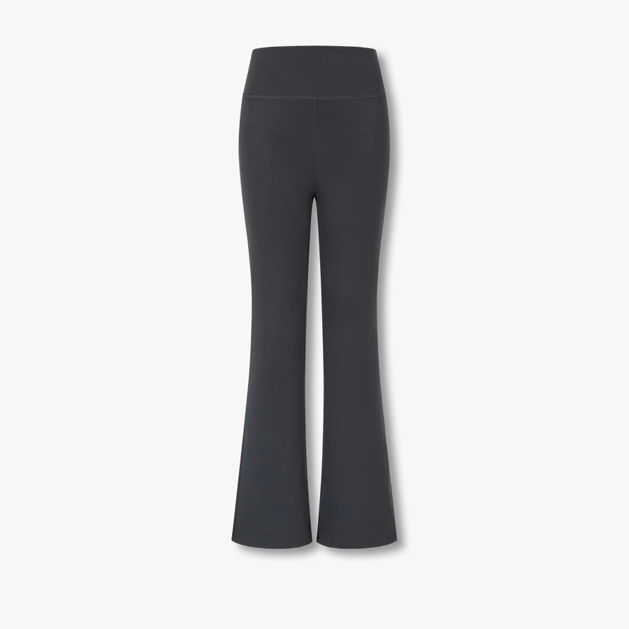 JAJU Active Bootcut Leggings (Charcoal) — комфортные спортивные леггинсы с расклешённым кроем для активного образа жизни