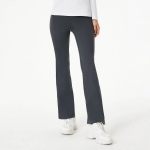 JAJU Active Bootcut Leggings (Charcoal) — комфортные спортивные леггинсы с расклешённым кроем для активного образа жизни