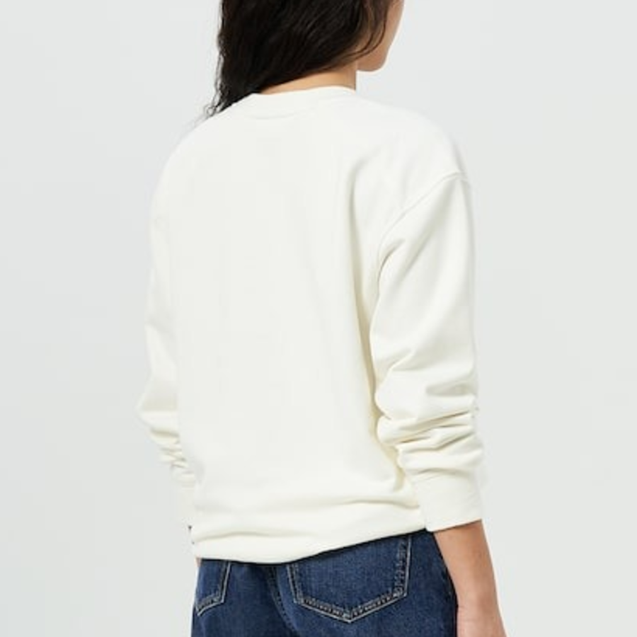 GANNI [EXCLUSIVE] Isoli Kittens Drop Shoulder Sweatshirt - White