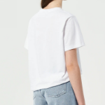 GANNI Basic Jersey Rose Relaxed T-shirt - Bright White
