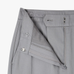 JAJU Cotton Basic Pants (Gray) — универсальные хлопковые брюки в базовом сером оттенке для комфортных повседневных образов