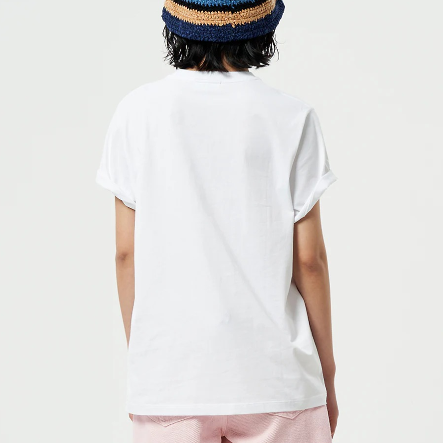 GANNI Basic Jersey Coctail Relaxed T-Shirt - Bright White