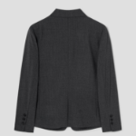 Theory Women Good Wool Single Slim Blazer - Charcoal Melange