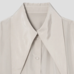 KUHO Collar Neck Blouse - Beige