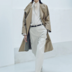 KUHO Collar Neck Blouse - Beige