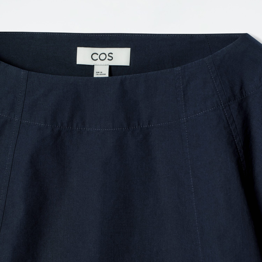COS – Voluminous Boatneck Cotton Blouse