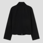 Theory Women Admiral Crepe Relax Zip Jacket - Black