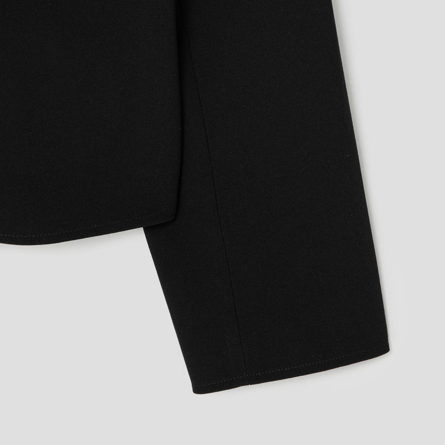 Theory Women Admiral Crepe Relax Zip Jacket - Black